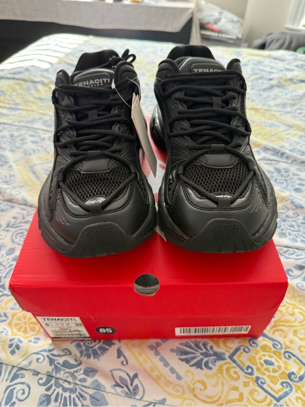 Tenacity Studios Red Sneaker Box — Size 13 Label